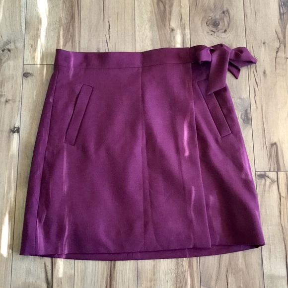 J. Crew Factory Dresses & Skirts - J. Crew Factory Flannel Wrap Skirt, Sz 2